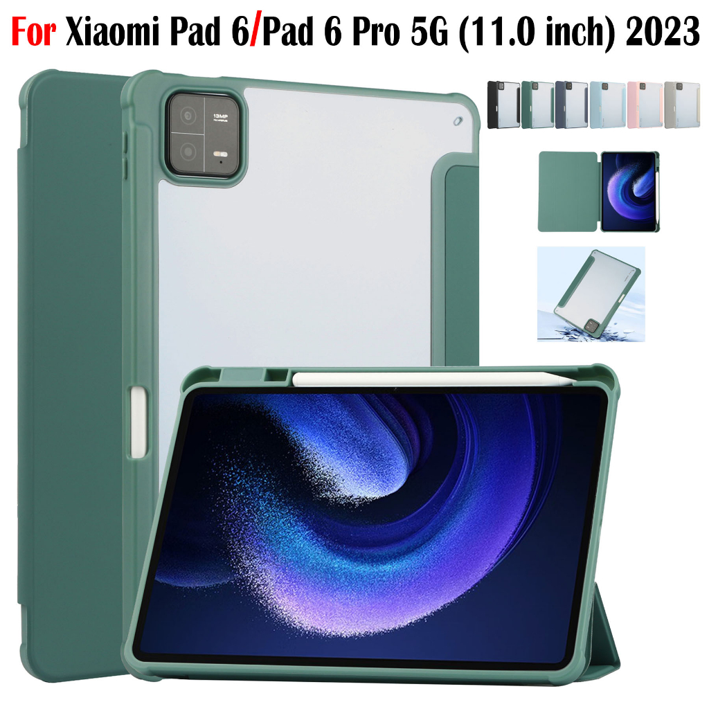 Stand Case For RedMi Pad SE 11 2023 Folio Flip Stand PU Leather