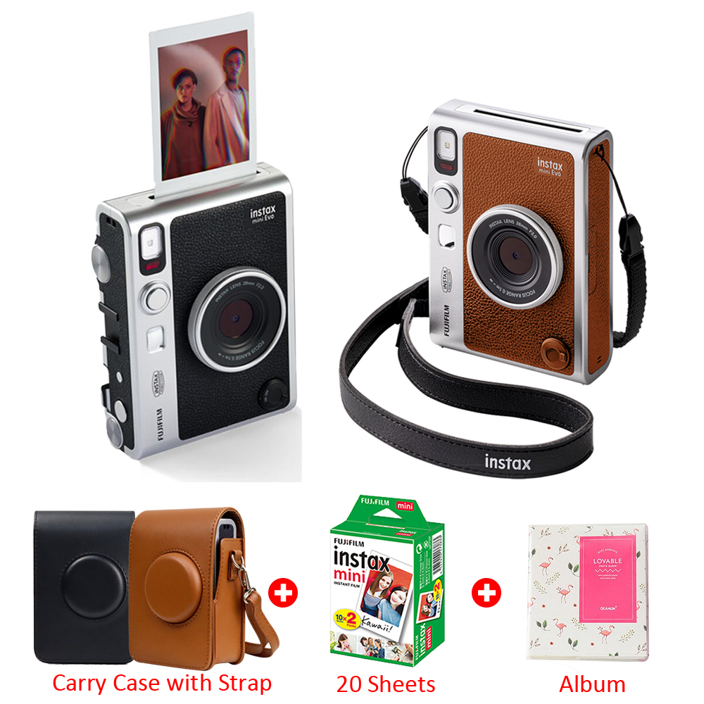 Fintie Wallet Photo Album for Fujifilm Instax Wide 300, Polaroid OneStep 2-64 Pockets for Polaroid Pop Camera Brown