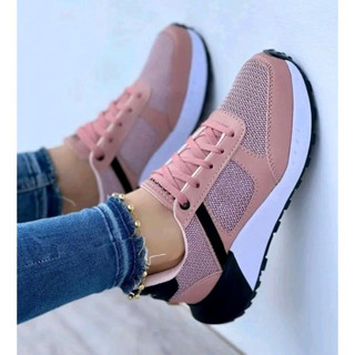 New on sale wedge sneakers