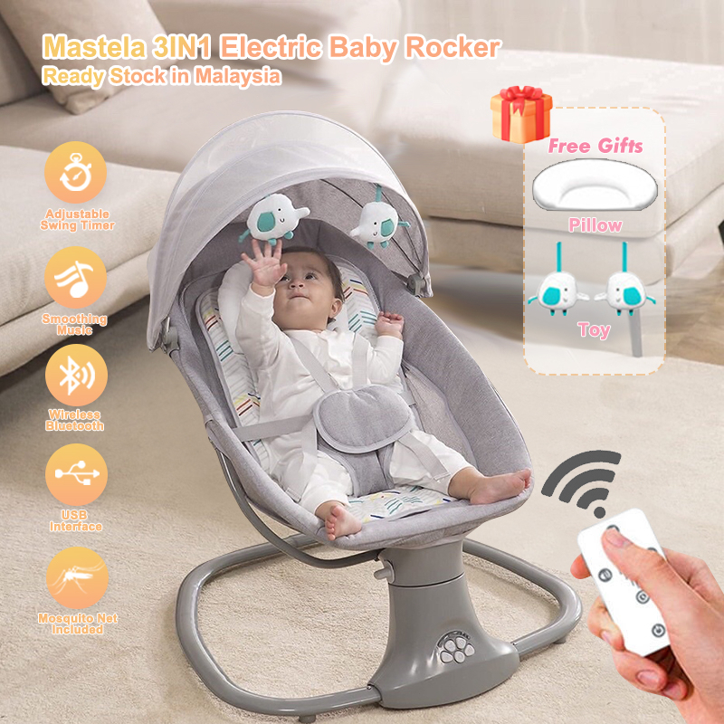 Electronic crib clearance rocker