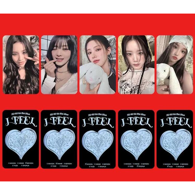 5-6pcs/set (G)I-DLE Photocards I FEEL Mini Album PB Lomo Cards GIDLE ...