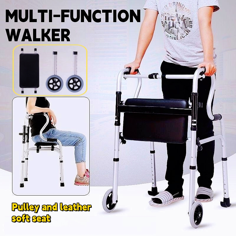 Senior walking frame Senior Walking cane Walker Walker 3in1 Height