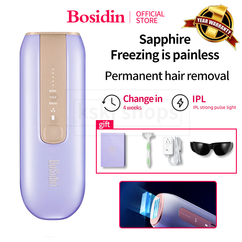 SG Stock Bosidin ipl hair removal sapphire double freezing point