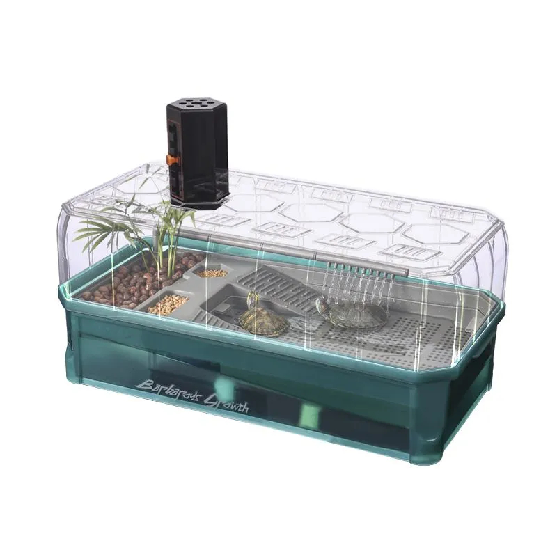 Extralarge special tank for turtles, escapeproof household aquatic and terrestrial Brazilian