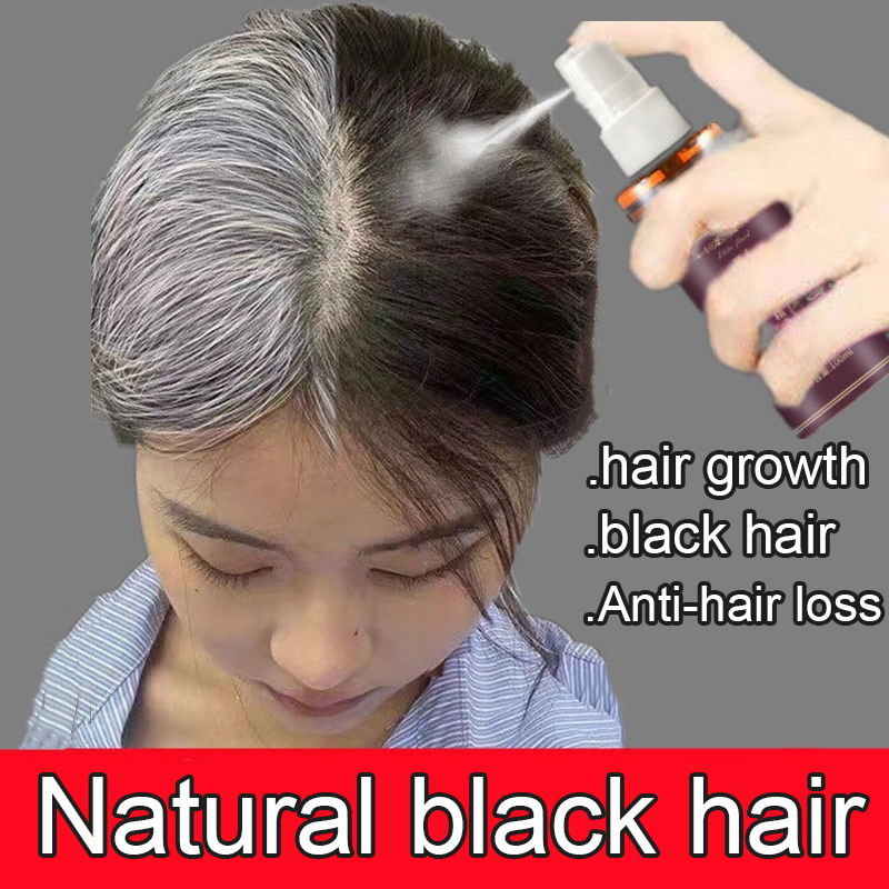 Black Hair Serum Dyeing Spray Black Hair Growth Shampoo 100ml Polygonum Multiflorum Natural