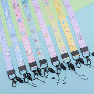 Cartoon Lanyards Keychain Designer ID Badge Neck Strap Phone Hang Rope  Accessory