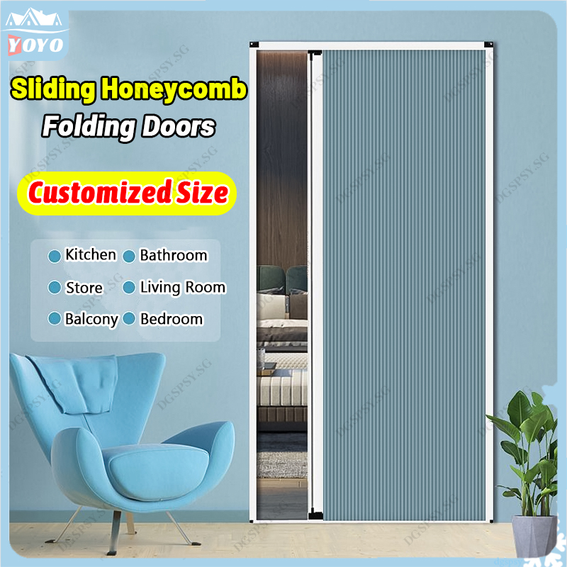 invisible-folding-sliding-door-honeycomb-door-home-air-conditioning