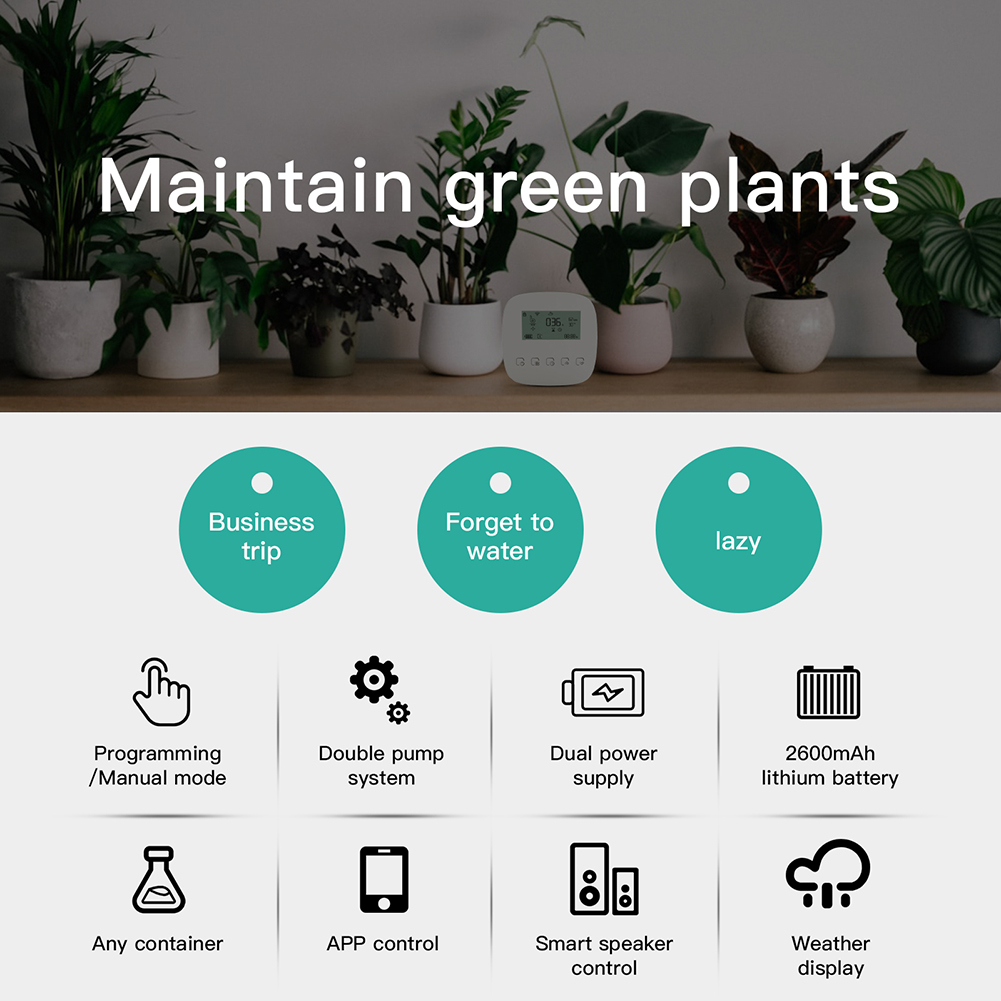 WiFi Tuya Smart Watering Machine Automatic Micro-drip Irrigation System ...