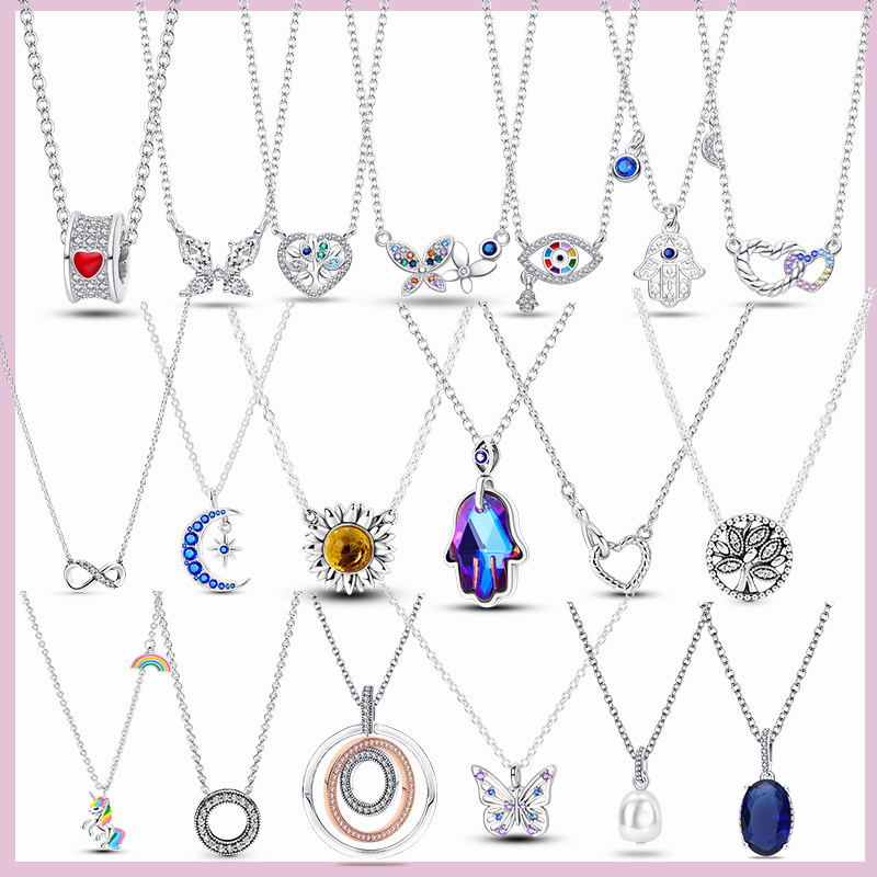 Pandora deals necklaces silver