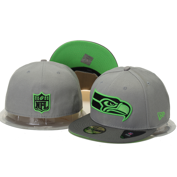 New Era Seattle Seahawks Grey meets Green Edition 59Fifty Fitted Cap