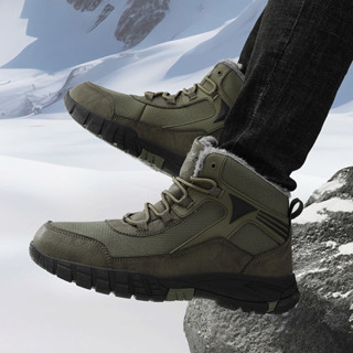 Mens high top hot sale snow boots