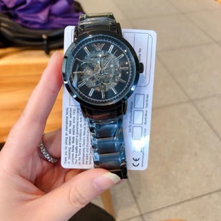 Emporio Armani Men&s Chronograph Stainless Steel Watch - Black AR11242