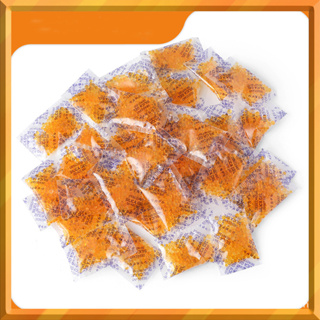 50 Gram [20 Packs] Dry & Dry Food Safe Orange Indicating(Orange to Dark  Green) Mixed Silica Gel Packets - Moisture Absorber Dehumidifiers 