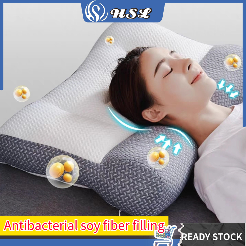 HSL Neck guard soy pillow neck protection pillow cushion pillow Hotel