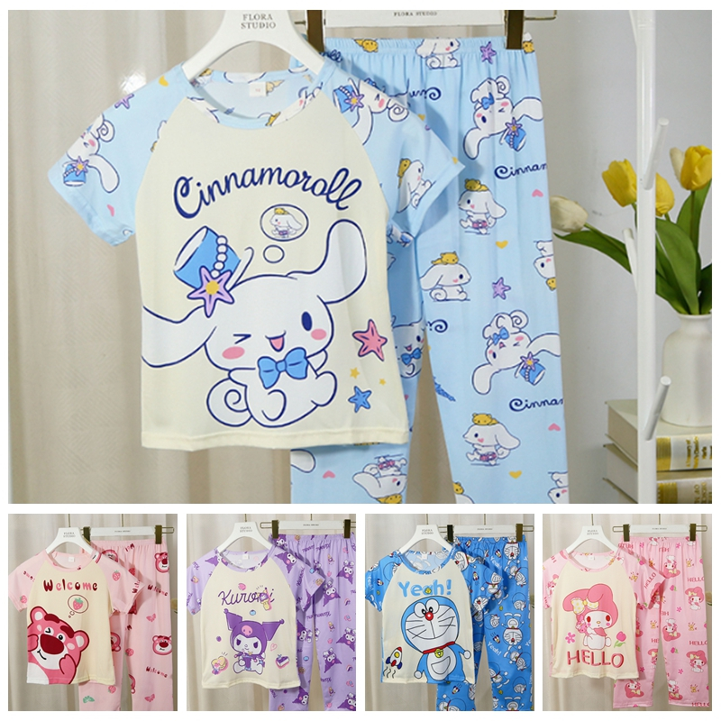 Joyaria Matte Satin Pajama Set - Short Sleeve, Long Pants, Wrinkle-Free & Stretch, S-XXL