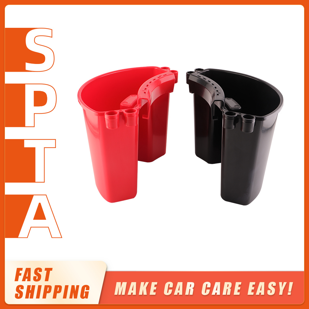 SPTA Universal Bucket Organizer Car Detailing Tools Towels Brushes Mitt