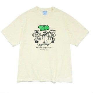 Printed T-shirt - Green/Seoul - Men