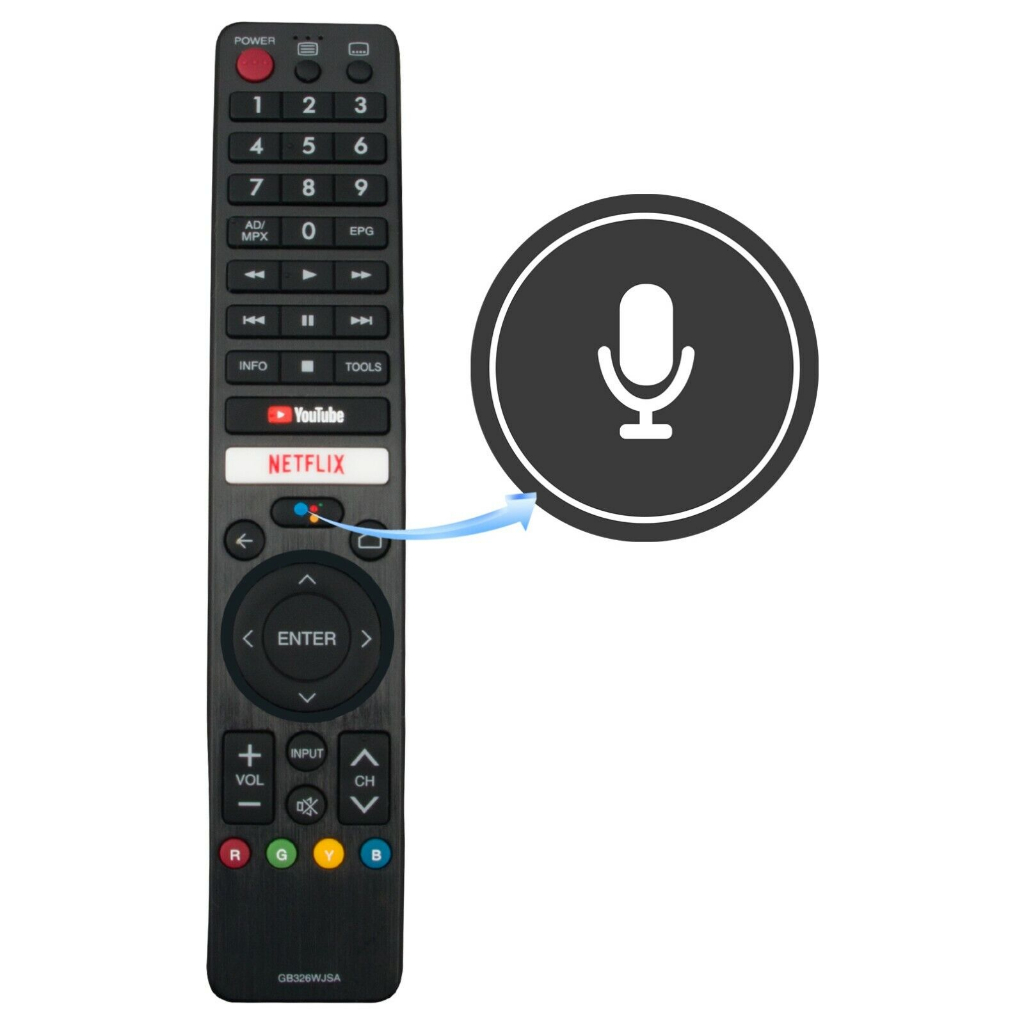 The new SHARP voice remote control LED Android TV smart TV remote