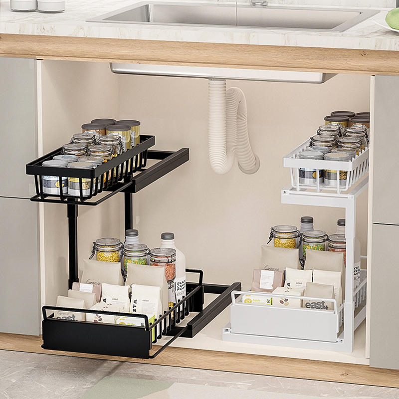 Kitchen rack Kitchen shelf Under Sink Organizer Pull Out