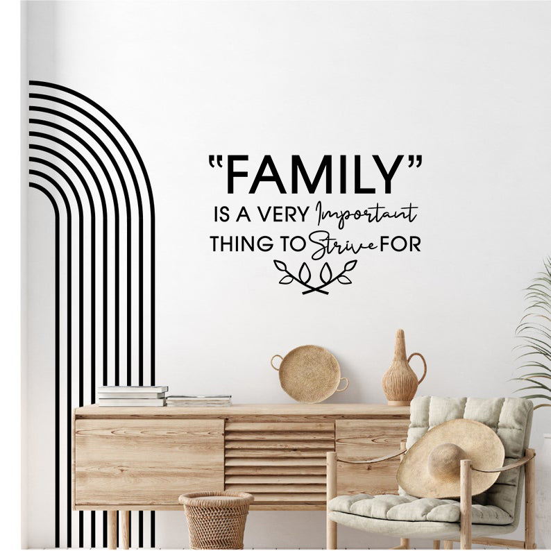 Family Text World Wall Sticker For Home Decals Sticker | Shopee Singapore