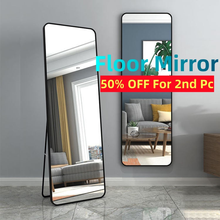【SG Seller】Full Length Mirror Floor Standing Mirror Room Wardrobe