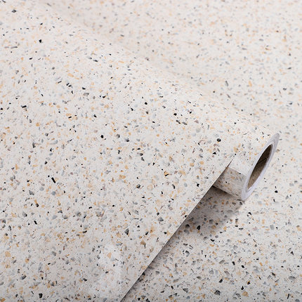 Waterproof Self Adhesive Marble Wallpaper Bathroom Wall Renovation Meja ...