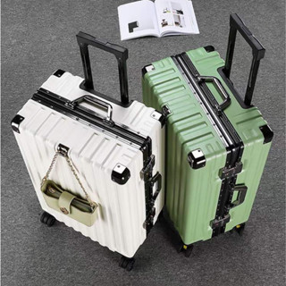 Aluminum frame luggage Cabin, With USB charging student trolley