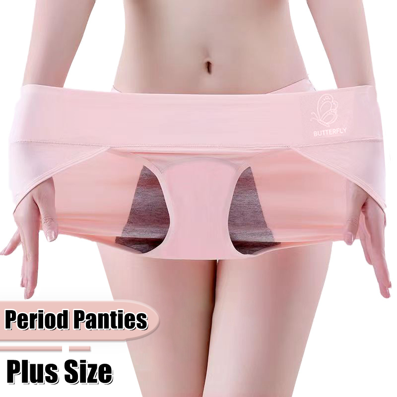 【Ready Stock】High-waist Disposable Panties Plus Size For Women's panty  cotton Briefs Maternity underwear Period underpants 7XL For Women