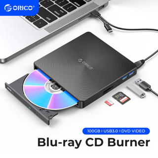 ORICO 100 Go Blu-ray Portable BD CD Lecteur DVD Lecteur CD-ROM CD