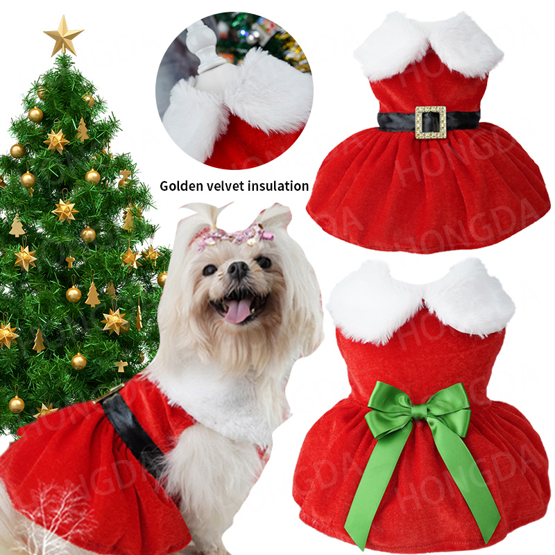 Puppy on sale christmas dress