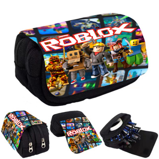 ROBLOX-Double-Layer Pencil Case, Pencil Case, Atualizar produtos de  impressão completa, alunos periféricos, primários e secundários, presentes