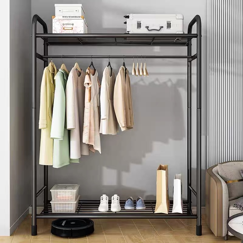 (SG STOCK)Balcony Clothes Drying Rack Bedroom Coat Rack Clothes Rack