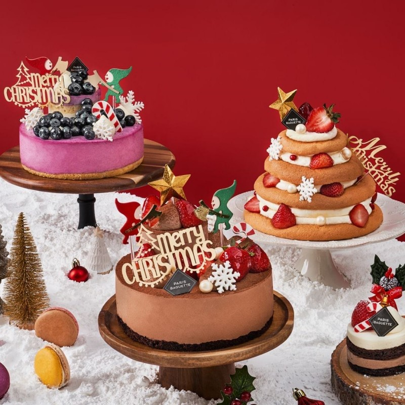 Wooden Merry Christmas Cake Topper, Dessert Cake Decoration for ...