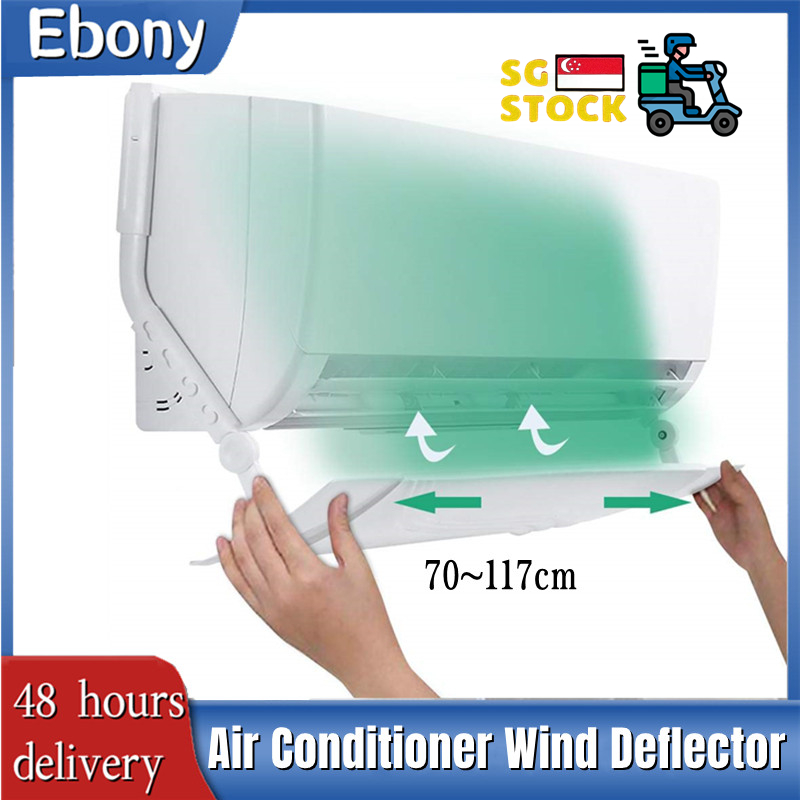 Retractable Air Conditioner Wind Shield Aircon Wind Deflector AC