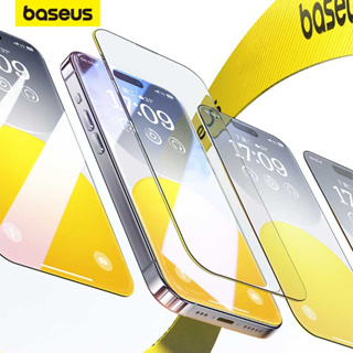 BASEUS Schott Series for iPhone 15 Pro Max Screen Protector Full Cover  Schott Glass Clear Film with Dust Filter