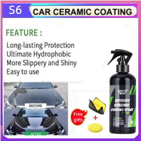 Ceramic Coating for Cars Paint Mirror Shine Crystal Wax Spray Nano  Hydrophobic Anti-fouling Auto Detailing Car Cleaning car care