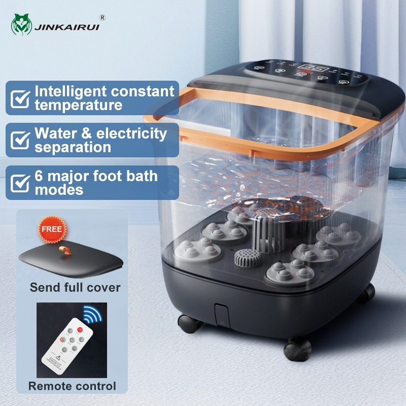 Foot Bath Foot Spa Massage Bucket Automatic Heating Massage Foot Bath