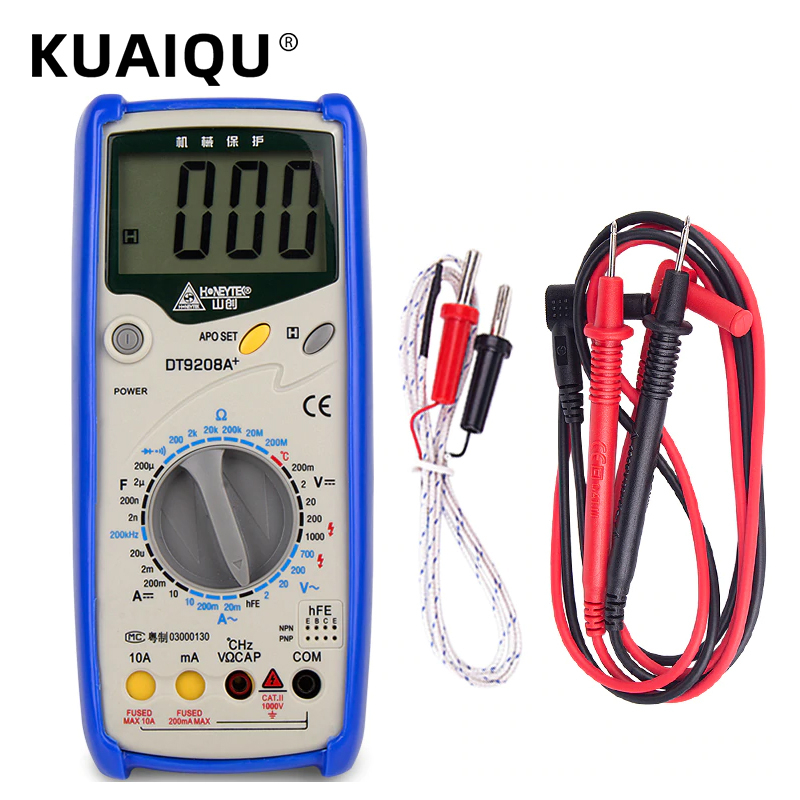 Tester Multimeter Digital Professional ESR Meter Capacitor Tester AC/DC
