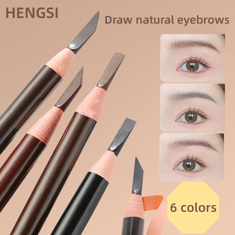 Tear Off Pull Line Eyebrow Pencil, Natural Color Rendering, Sweat Proof ...