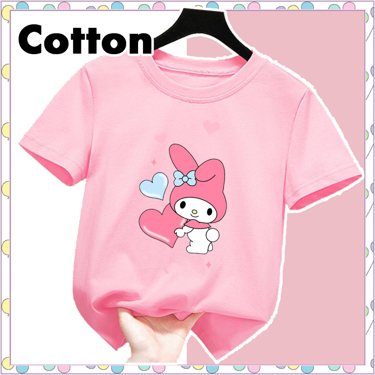 t shirt kids girls 12 Year Old Girl Shirt Cute Cartoon Printing t shirt budak perempuan