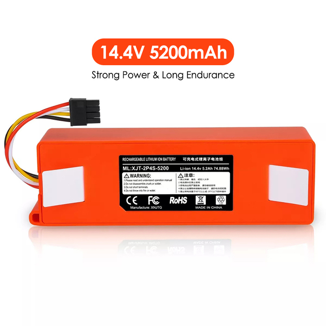 5200mAh Batteria compatibile con Xiaomi Roborock S4 S5 S6 S7 S50 S51