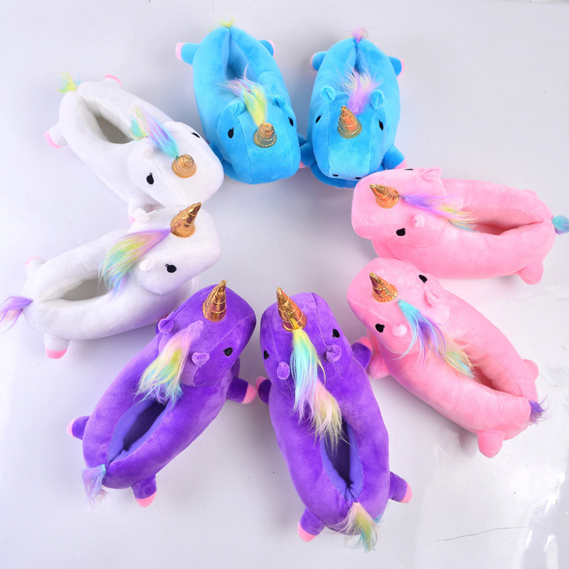 Children's hot sale unicorn slippers