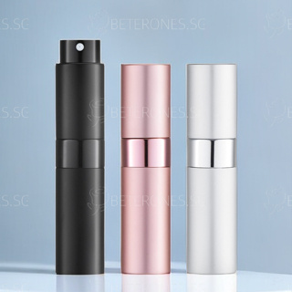  Perfume Atomizer Bottle Refillable, Travel Cologne Sprayer  Atomizer, Portable Mini Scent Pump Case, Refill Perfume Dispenser  Container, Empty cologne bottles for Men and Women, 5 ml (Black & B-Silver)  : Beauty