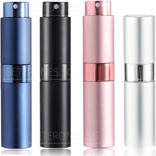 Topseller 5ml Portable Mini Refillable Perfume Atomizer Bottle for Travel Spray Scent Pump Case Multicolor - 8 Pack