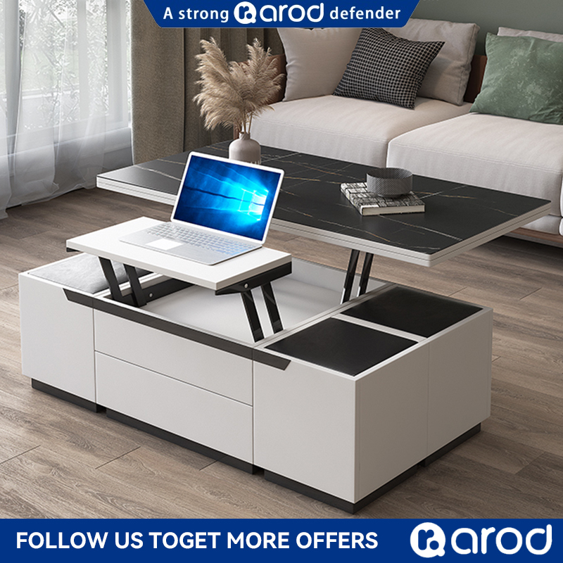 Multifunctional Coffee Table Dining Table Dual-use Lifting Foldable ...