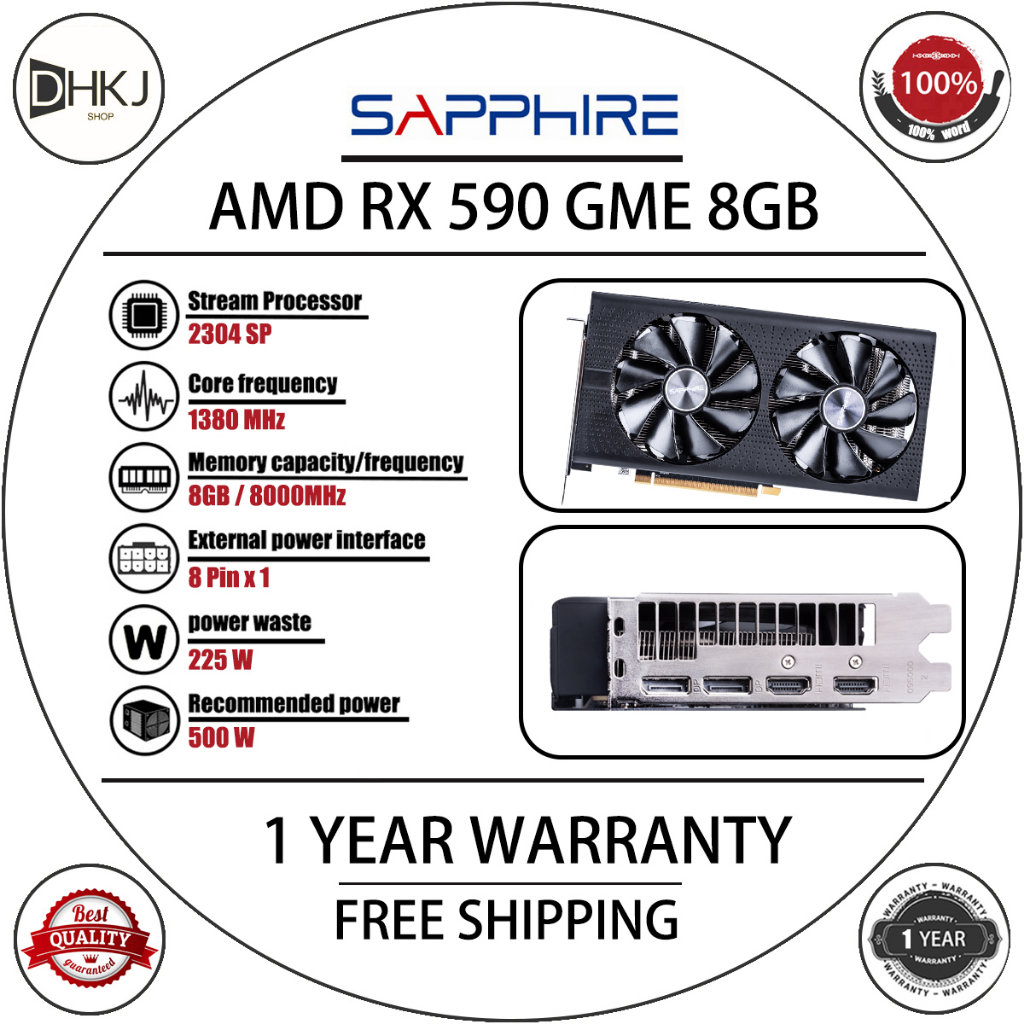 Sapphire rx 590 on sale pulse