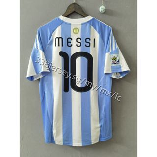 Argentina No7 Di Maria Home Kid Soccer Country Jersey