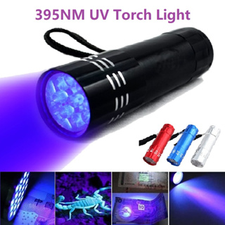Resin Craft UV Torch (3W 21 LED), 12 LED Ultraviolet Flashlight, 395nm UV  Purple Light