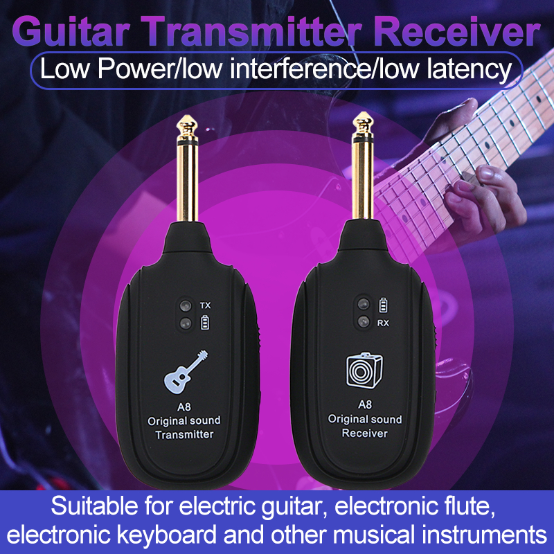 Electric guitar deals wireless receiver