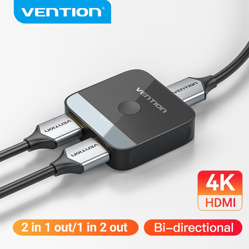 Vention Hdmi Splitter 4K Bi-Direction Hdmi2.0 1 In 2 Out/2 In 1 Out ...